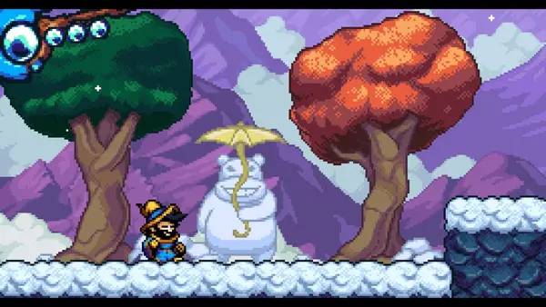 Иллюстрация уровня Mago The Villain's Burger с деталями окружения