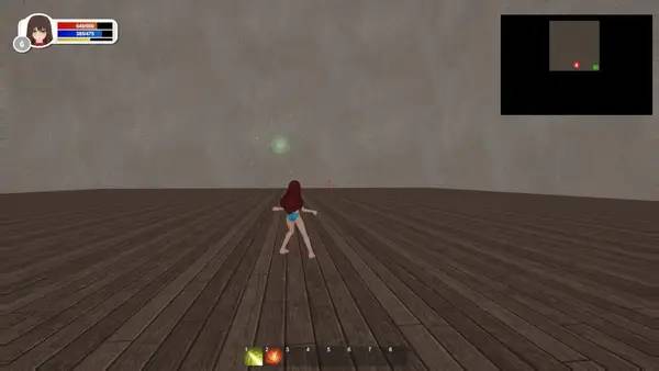 Иллюстрация уровня Maiden and Swordsman с деталями окружения