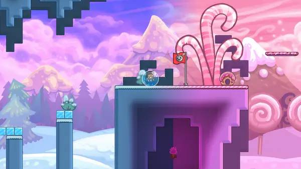 Иллюстрация уровня MakerKing с деталями окружения