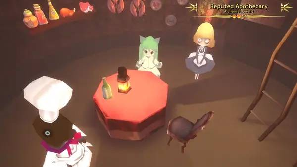 Иллюстрация уровня Märchen Forest  Mylne and the Forest Gift с деталями окружения