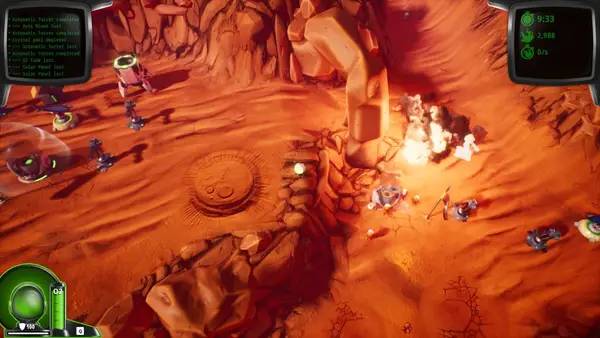 Иллюстрация уровня Mars or Die! с деталями окружения