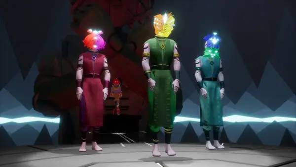 Иллюстрация уровня Maskmaker с деталями окружения