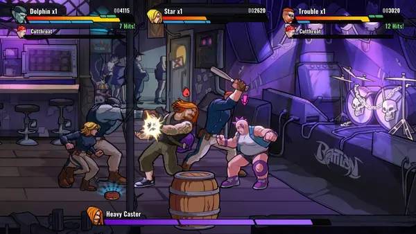 Иллюстрация уровня Mayhem Brawler с деталями окружения