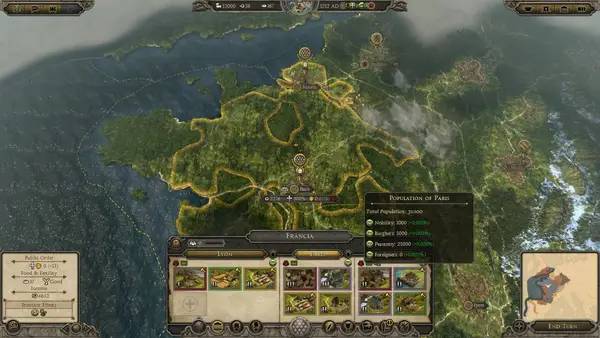 Иллюстрация уровня Medieval Kingdoms Total War (Attila Version) с деталями окружения