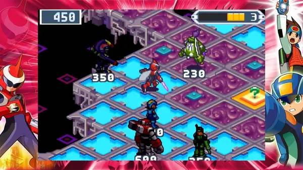Иллюстрация уровня Mega Man Battle Network Legacy Collection Vol. 2 с деталями окружения