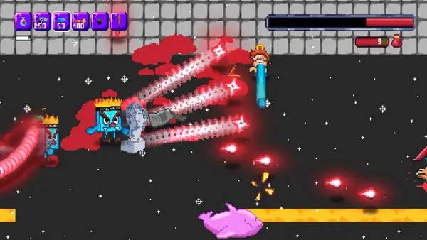 Иллюстрация уровня Megalotrain с деталями окружения