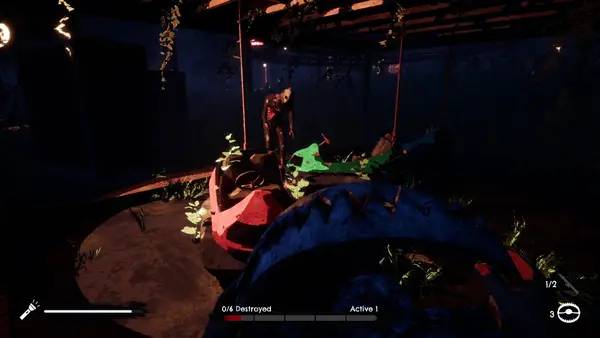 Иллюстрация уровня Midnight Mayhem с деталями окружения