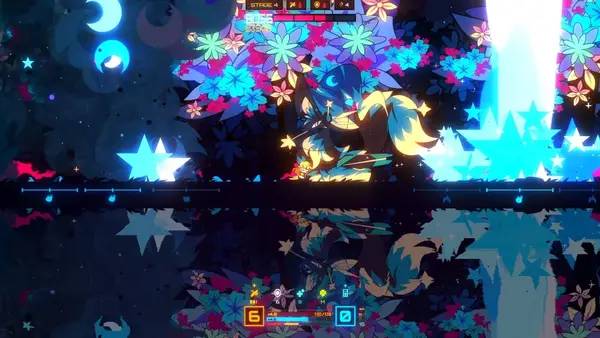 Иллюстрация уровня Mini Island Cosmos с деталями окружения