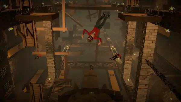 Иллюстрация уровня Minigames Mayhem с деталями окружения