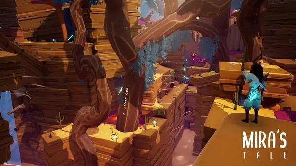 Иллюстрация уровня Mira's Tale с деталями окружения