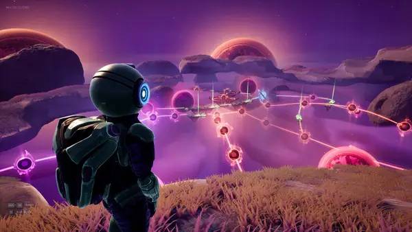 Иллюстрация уровня Mix Universe с деталями окружения