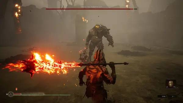 Иллюстрация уровня Mortal Shell с деталями окружения