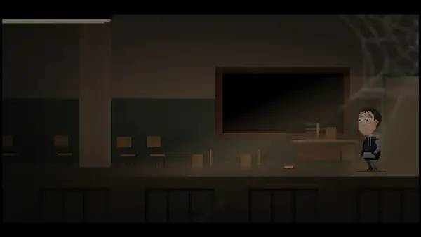Иллюстрация уровня Moth Lake  A Horror Story с деталями окружения