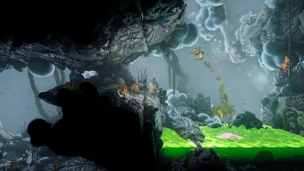 Иллюстрация уровня Mother Machine с деталями окружения