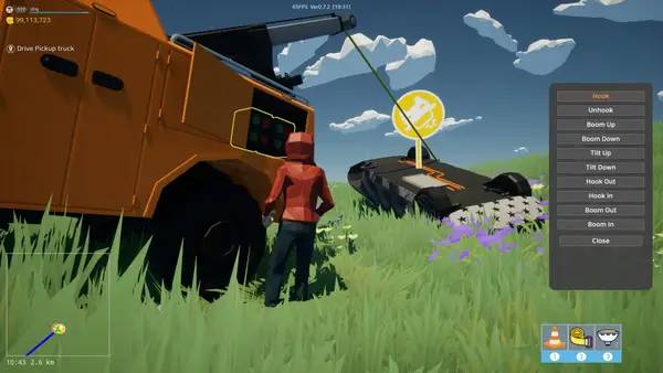 Иллюстрация уровня Motor Town Behind the wheel с деталями окружения