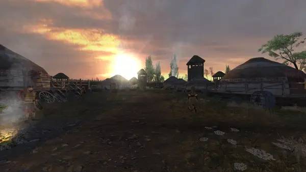 Иллюстрация уровня Mount & Blade Warband - Perisno с деталями окружения