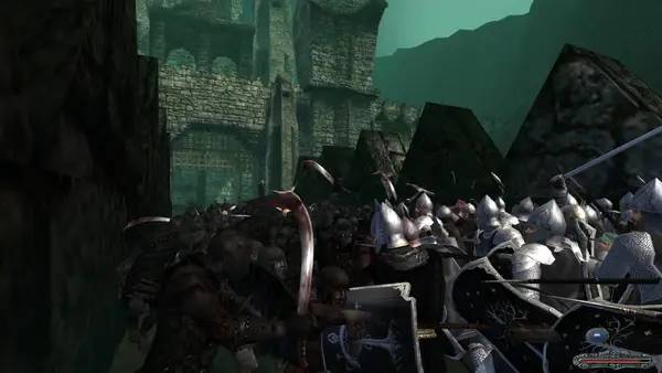 Иллюстрация уровня Mount & Blade Warband - The Last Days (of The Third Age of Middle Earth) с деталями окружения