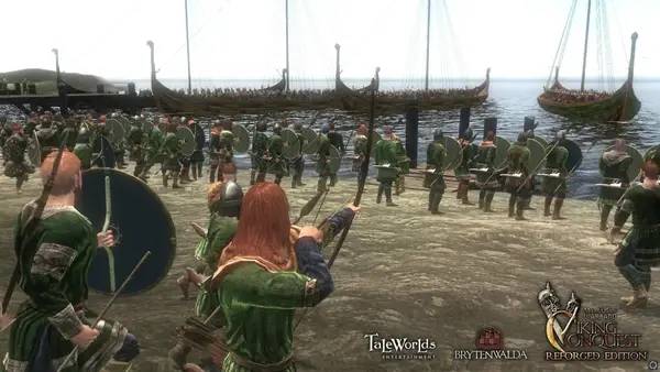 Иллюстрация уровня Mount and Blade  Warband - Viking Conquest Reforged Edition с деталями окружения
