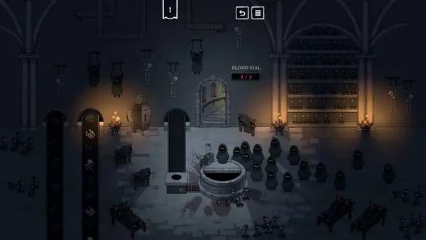 Иллюстрация уровня My Little Blood Cult  Let's Summon Demons с деталями окружения