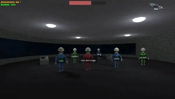 Иллюстрация уровня My Typing Skill с деталями окружения