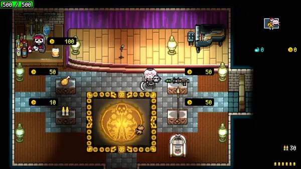 Иллюстрация уровня MYRIAD DEATH с деталями окружения