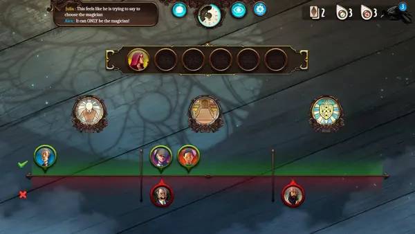 Иллюстрация уровня Mysterium A Psychic Clue Game с деталями окружения