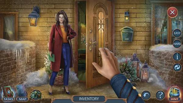 Иллюстрация уровня Mystical Riddles  Snowy Peak Hotel Collector's Edition с деталями окружения