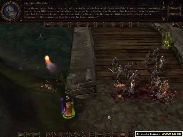 Иллюстрация уровня Myth 3 The Wolf Age с деталями окружения