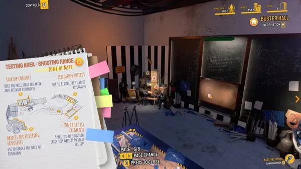 Иллюстрация уровня MythBusters  The Game - Crazy Experiments Simulator с деталями окружения
