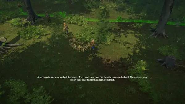 Иллюстрация уровня Natural Instincts European Forest с деталями окружения