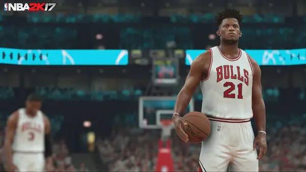 Иллюстрация уровня NBA 2K17 с деталями окружения