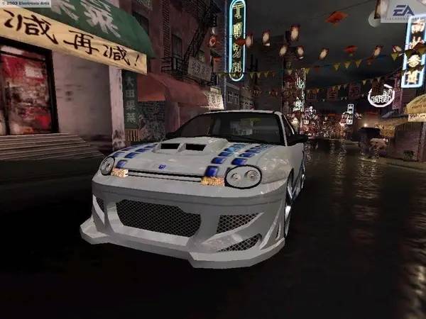 Иллюстрация уровня Need for Speed Underground с деталями окружения