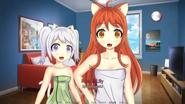 Иллюстрация уровня NEKOKORO с деталями окружения