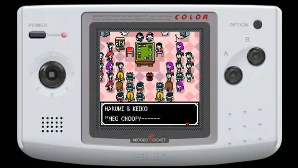 Иллюстрация уровня NEOGEO POCKET COLOR SELECTION Vol.2 с деталями окружения
