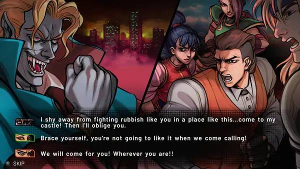 Иллюстрация уровня Night Slashers Remake с деталями окружения