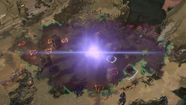 Иллюстрация уровня Nightmare Frontier с деталями окружения