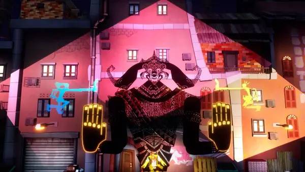 Иллюстрация уровня No Straight Roads  Encore Edition с деталями окружения