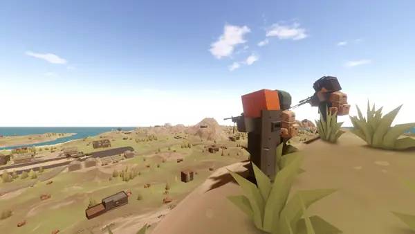 Иллюстрация уровня Nomad с деталями окружения