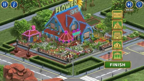 Иллюстрация уровня Nora's AdventurEscape с деталями окружения