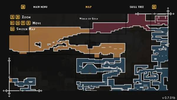 Иллюстрация уровня Noreya The Gold Project с деталями окружения