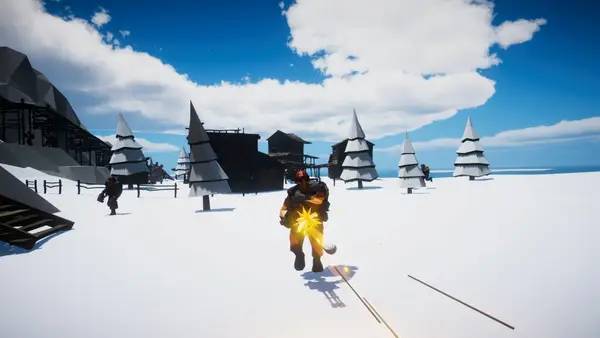 Иллюстрация уровня OCEAN OF BATTLES с деталями окружения