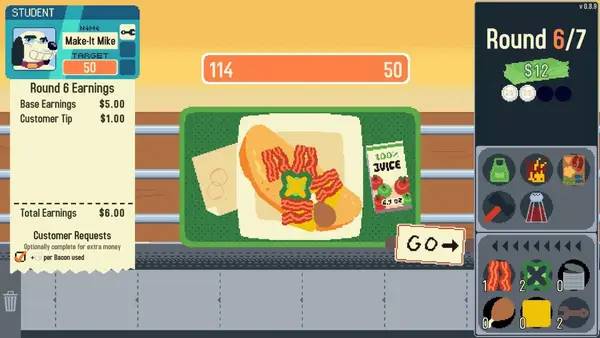 Иллюстрация уровня Omelet You Cook с деталями окружения