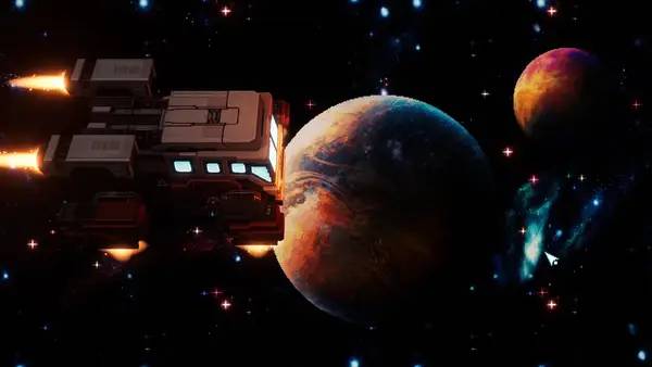 Иллюстрация уровня One Lonely Outpost с деталями окружения