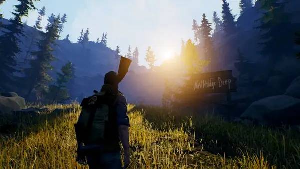 Иллюстрация уровня Open Country с деталями окружения