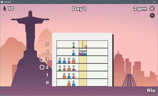 Иллюстрация уровня Operator Elevator с деталями окружения