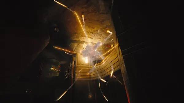 Иллюстрация уровня Overload с деталями окружения