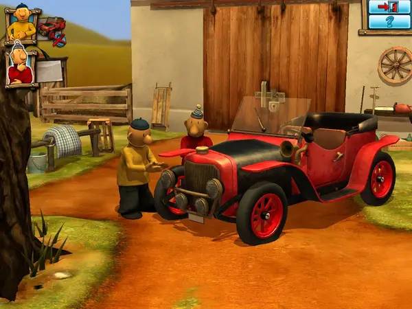 Иллюстрация уровня Pat and Mat с деталями окружения