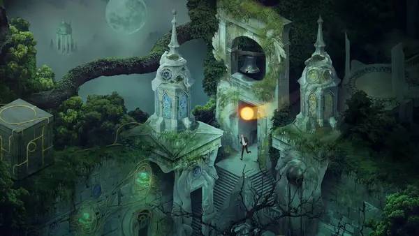 Иллюстрация уровня Pavilion с деталями окружения