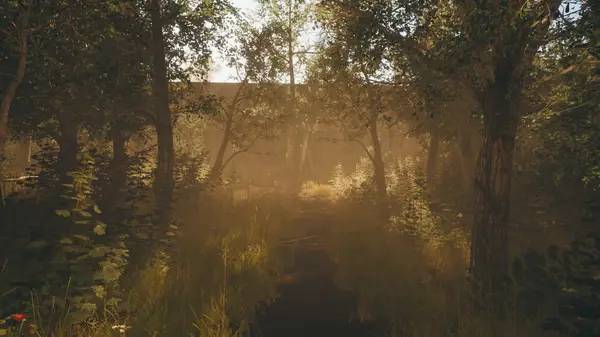 Иллюстрация уровня Pieces of me с деталями окружения