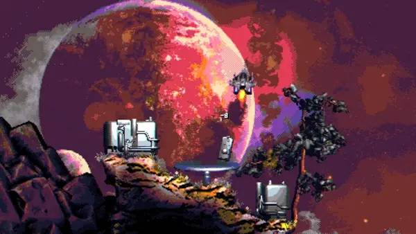 Иллюстрация уровня Pilots Of Darsalon с деталями окружения